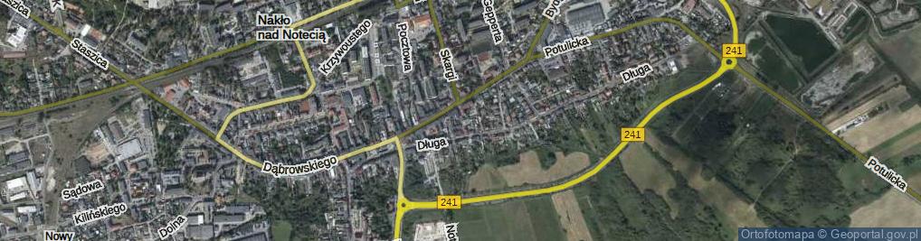 Zdjęcie satelitarne Wąska ul.